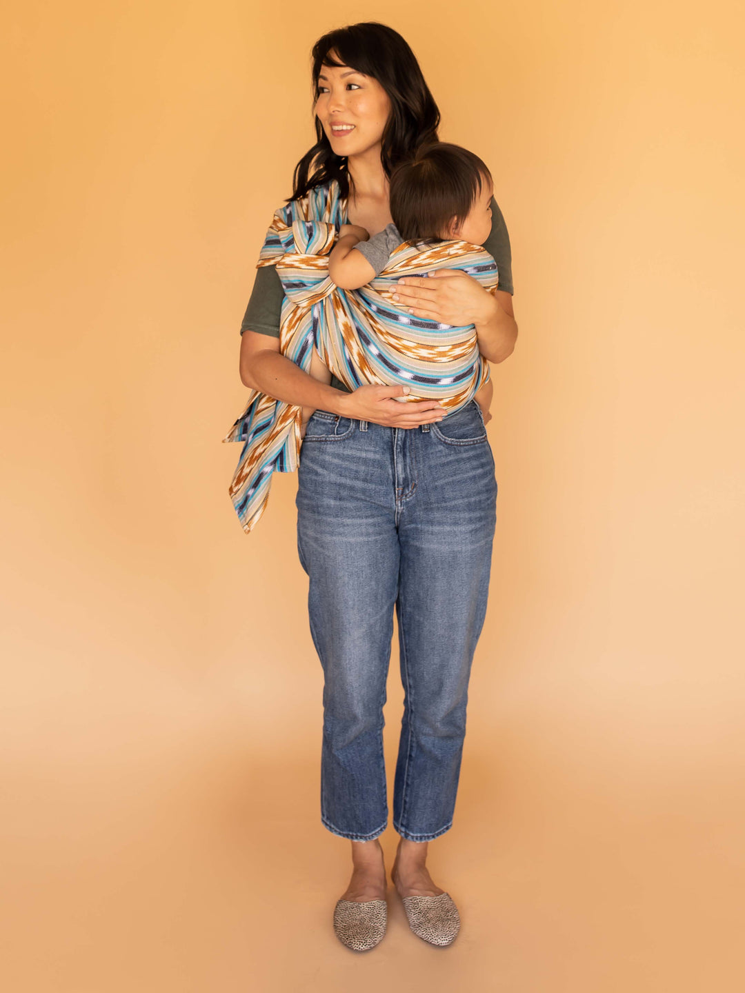 Laguna Ring Sling — Handwoven Ikat — Leeloo
